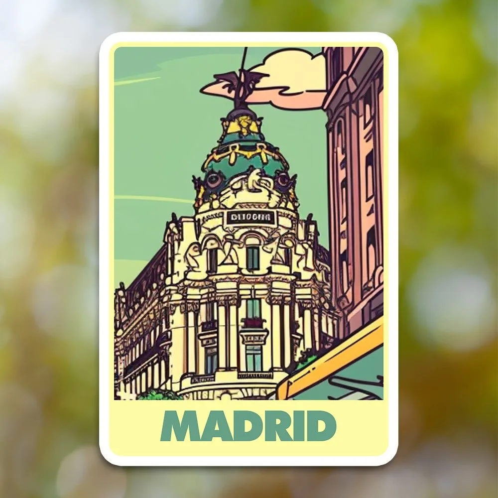 Madrid City Sticker