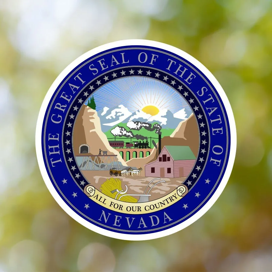 Nevada State Seal Sticker