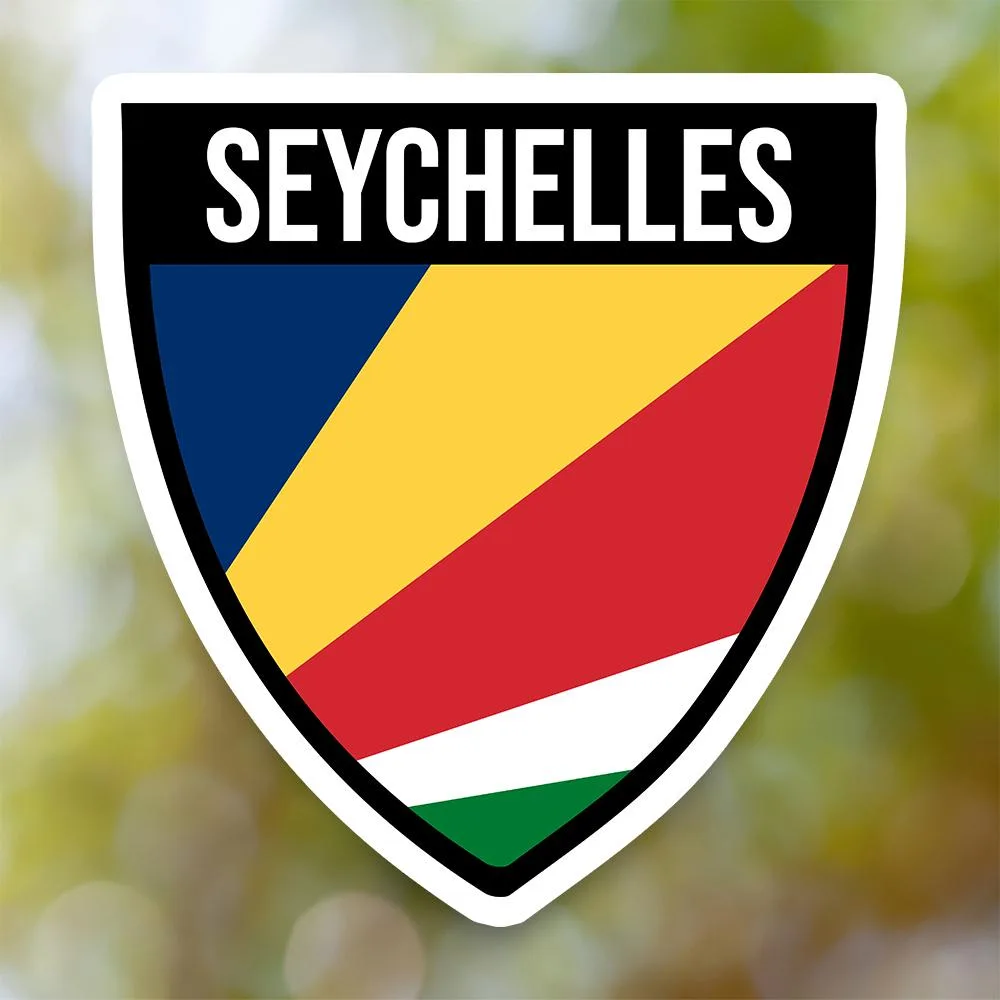 Seychelles Shield Sticker