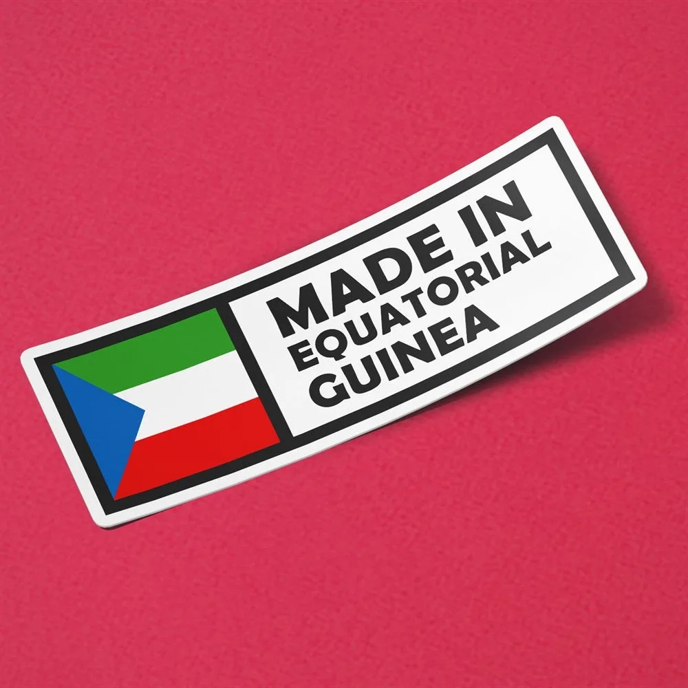 Made in Equatorial Guinea Sticker