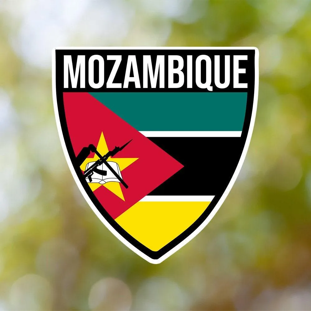 Mozambique Shield Sticker