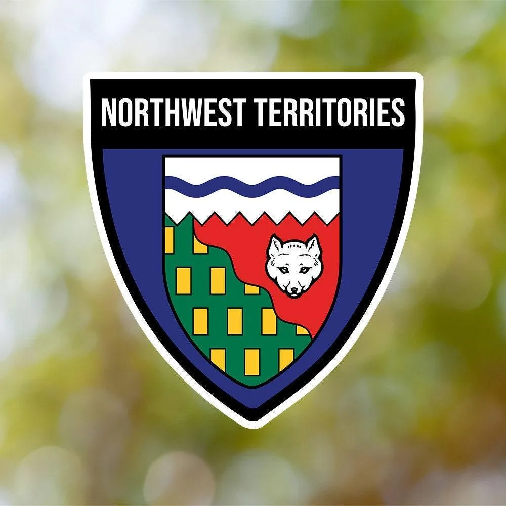 Northwest Territories Shield Sticker