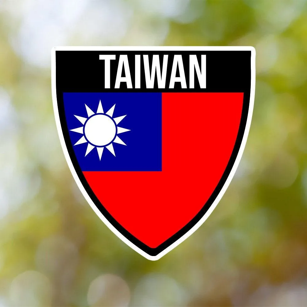 Taiwan Shield Sticker