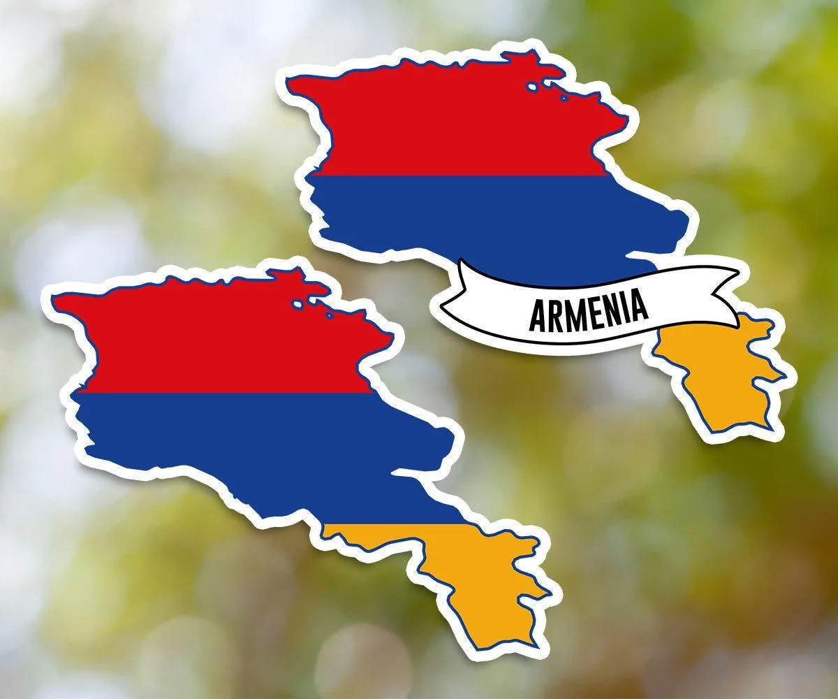 Armenia Country Shaped Sticker