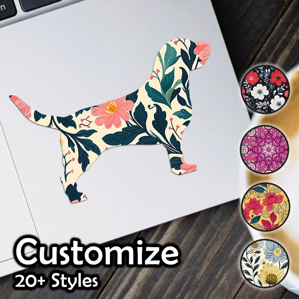 Basset Fauve de Bretagne Patterned Sticker