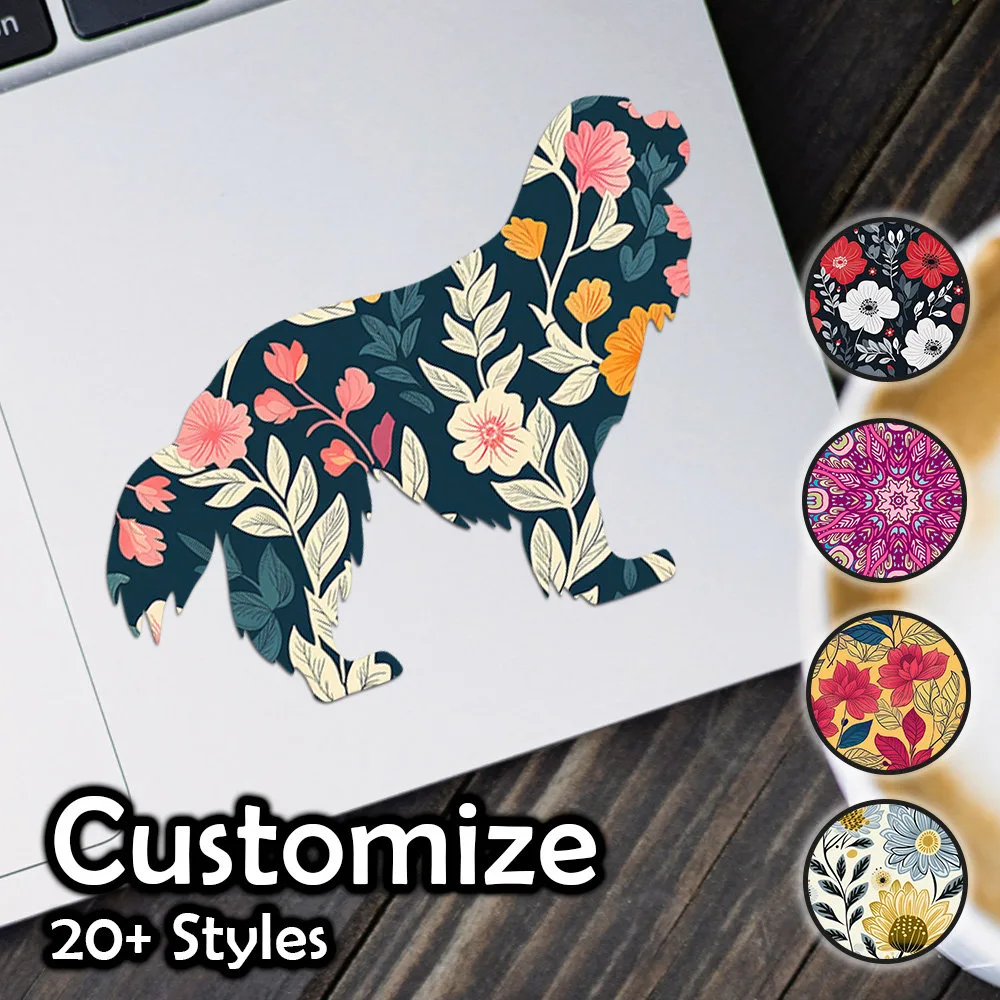 Cavalier King Charles Spaniel Patterned Sticker