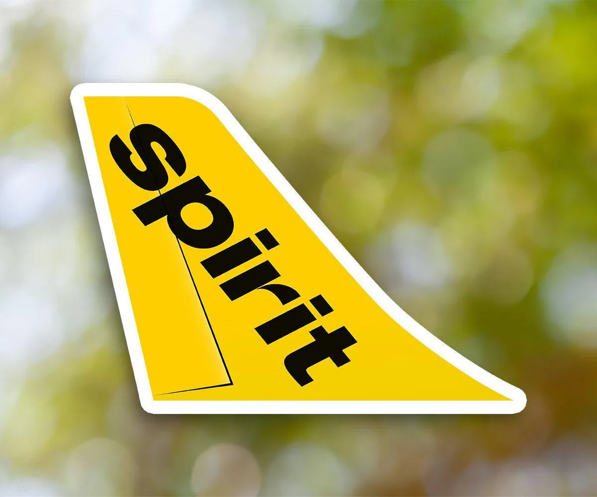 Spirit Airlines Tailplane Sticker