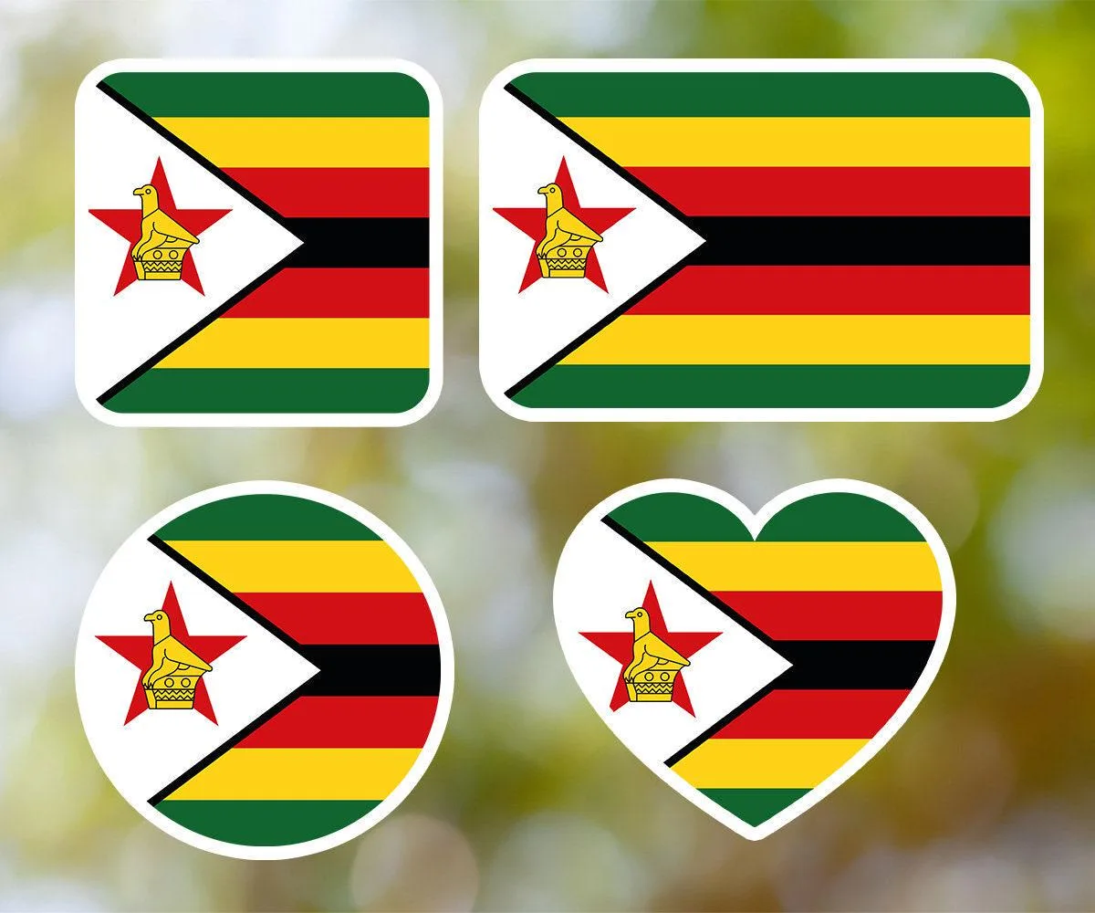 Zimbabwe Geometric Sticker
