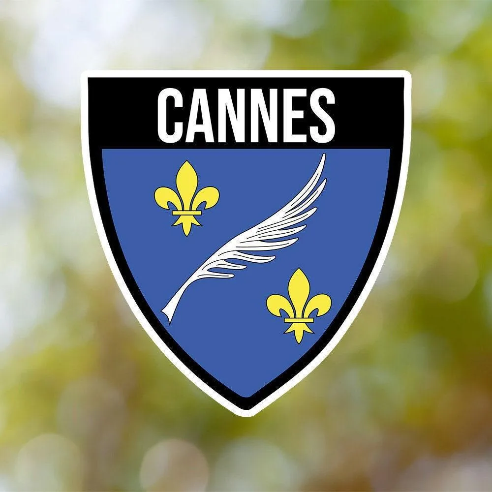 Cannes Shield Sticker