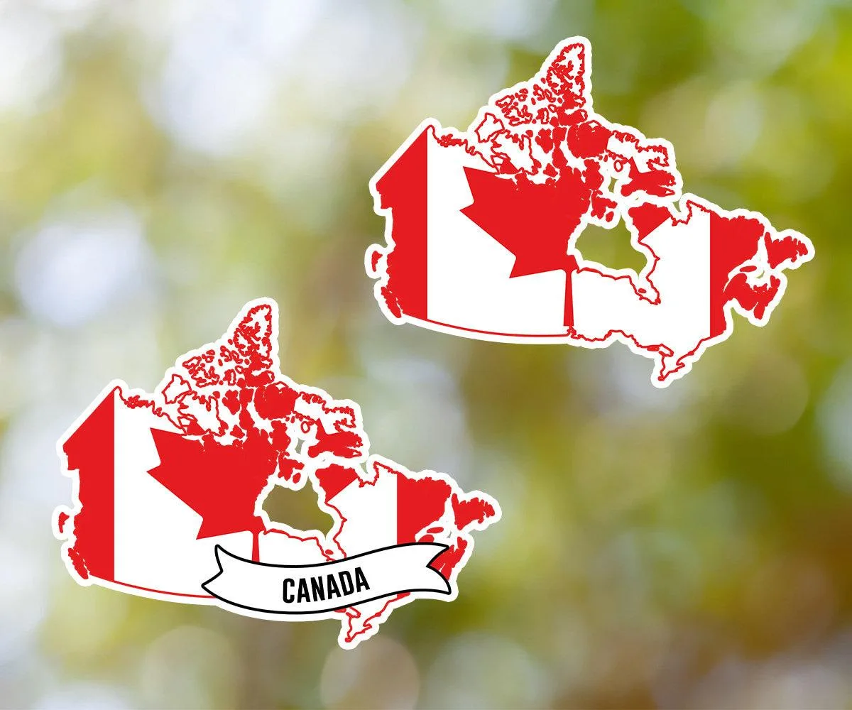 Canada Country Shaped Sticker