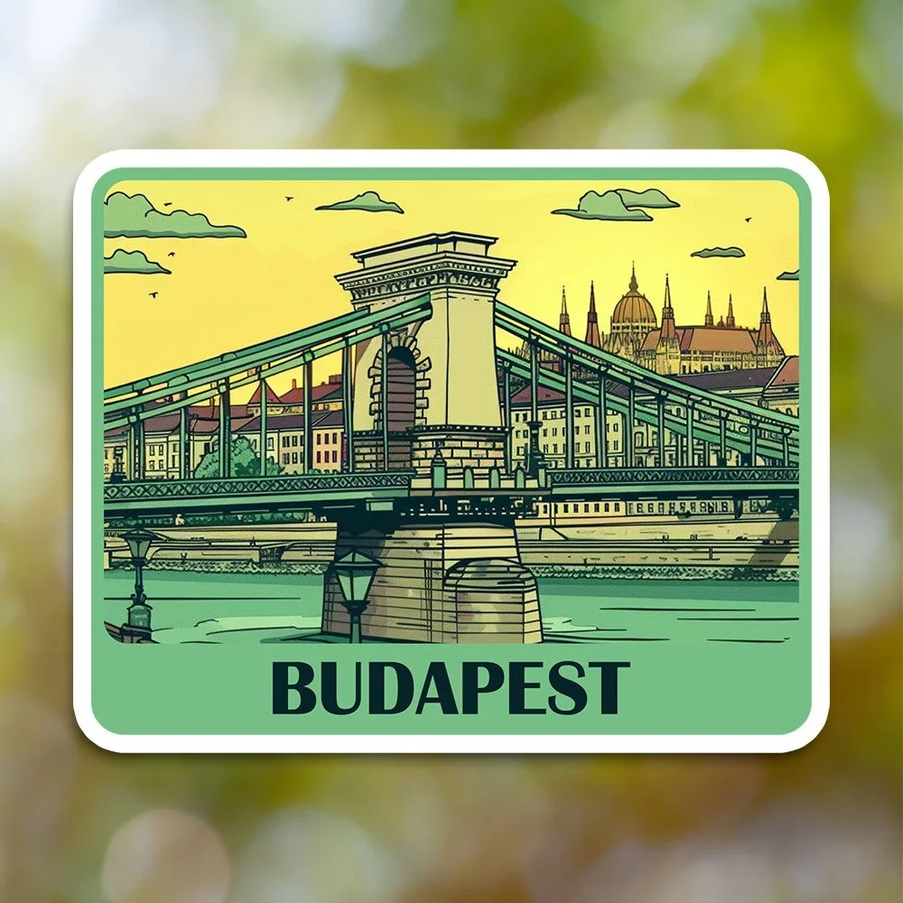 Budapest City Sticker