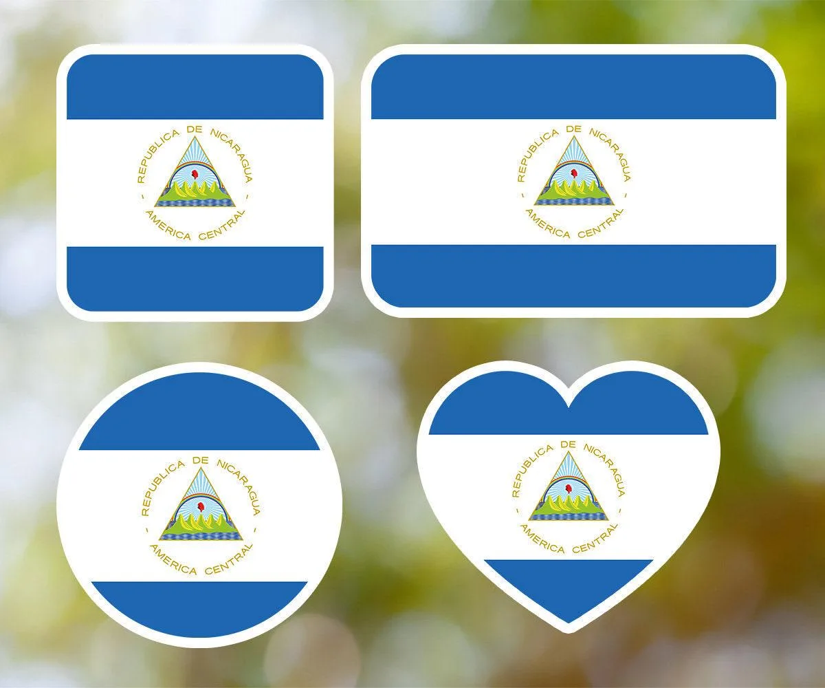 Nicaragua Geometric Sticker