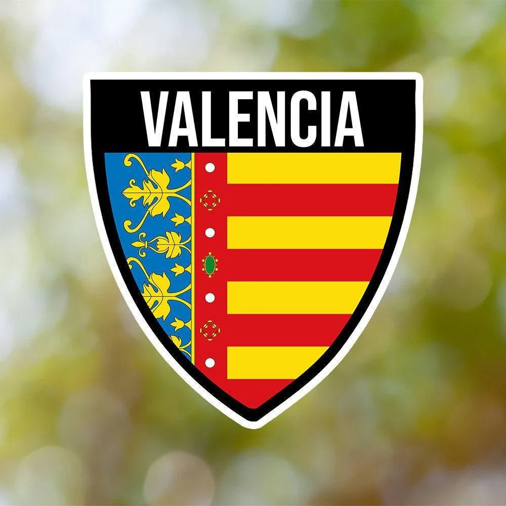 Valencia Shield Sticker