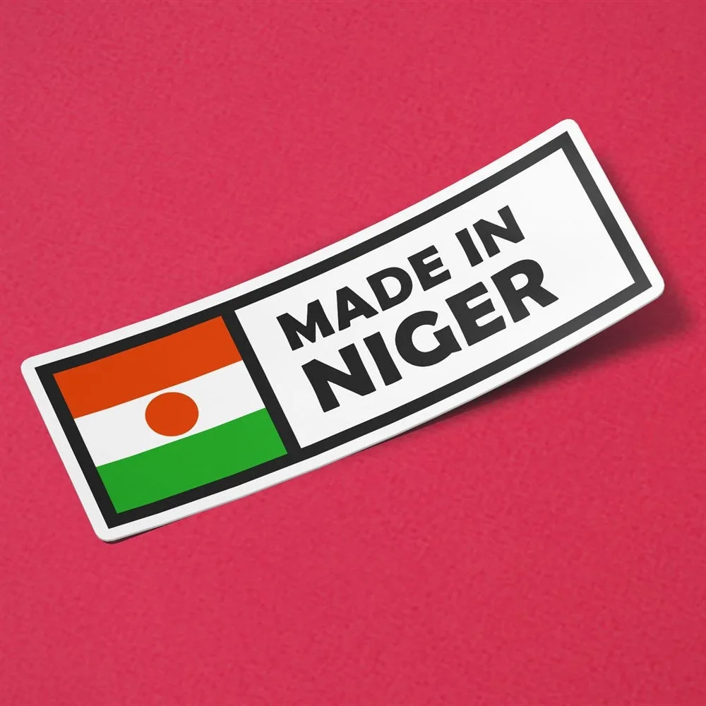 Made in Niger Sticker