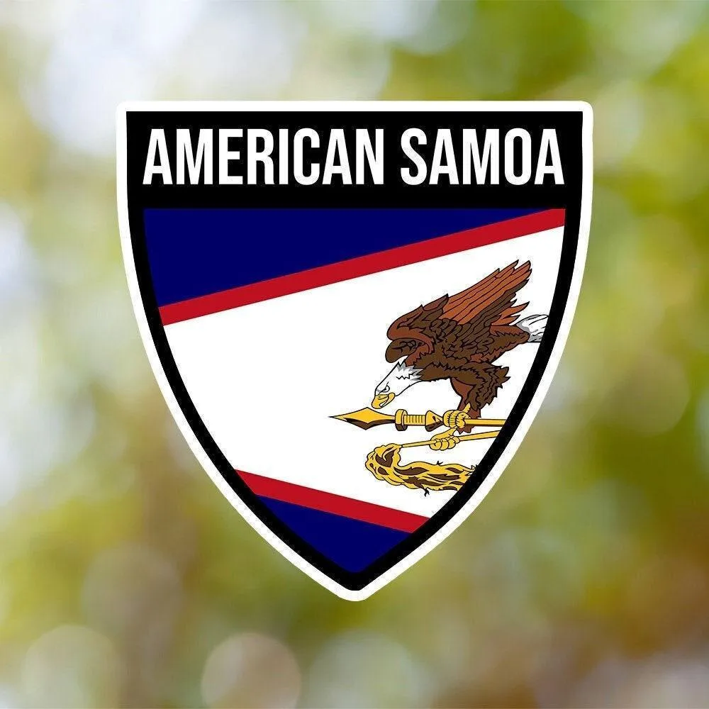 American Samoa Shield Sticker