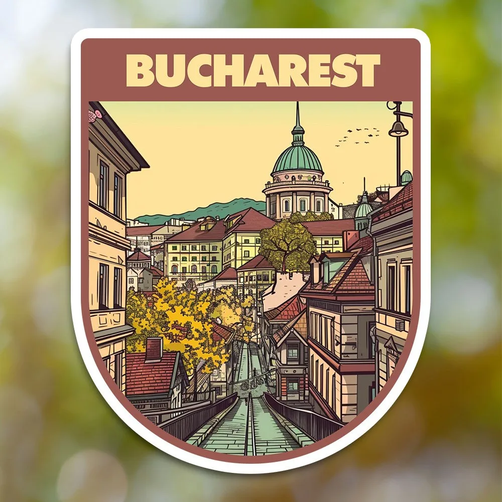 Bucharest City Sticker