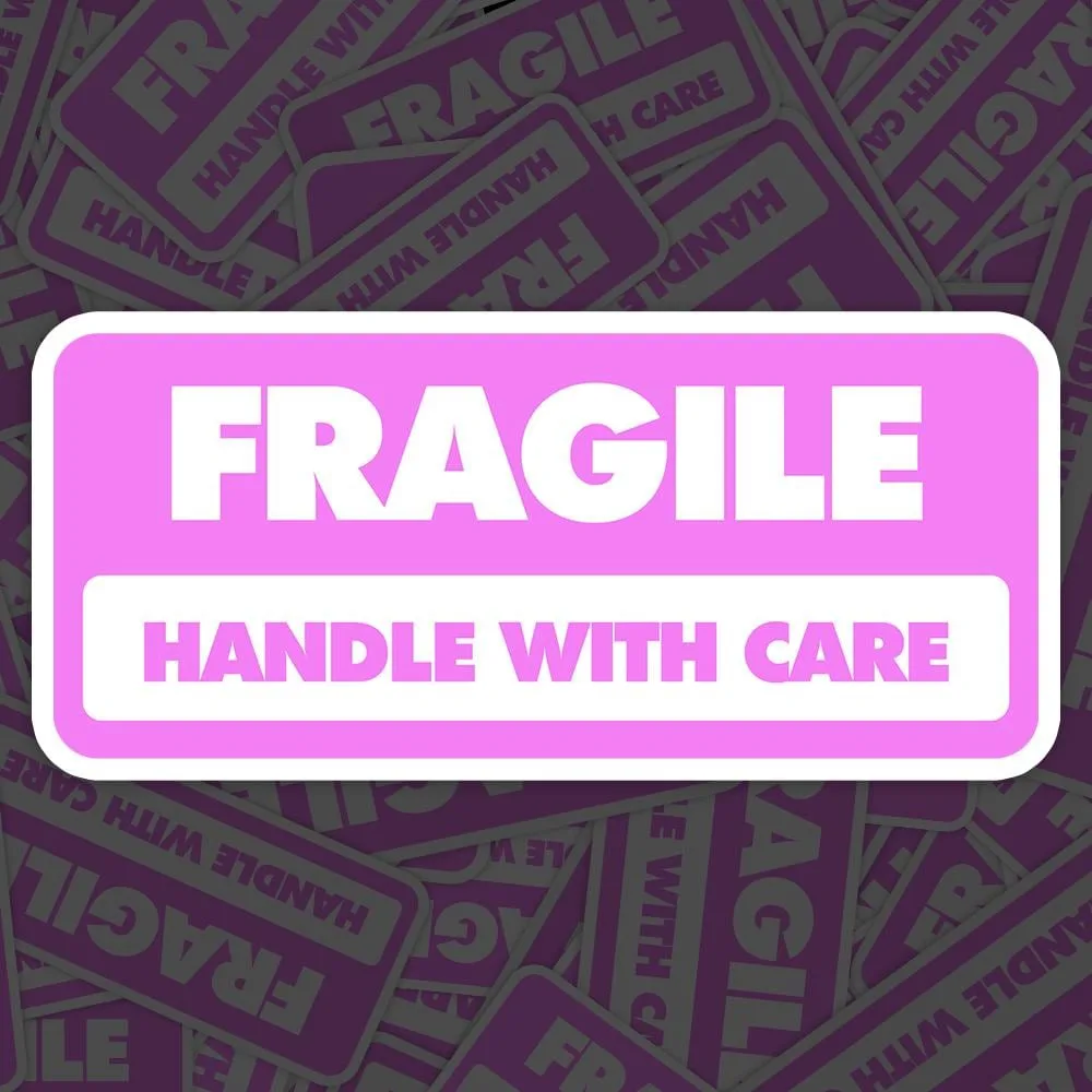 Fragile Handle With Care Sticker