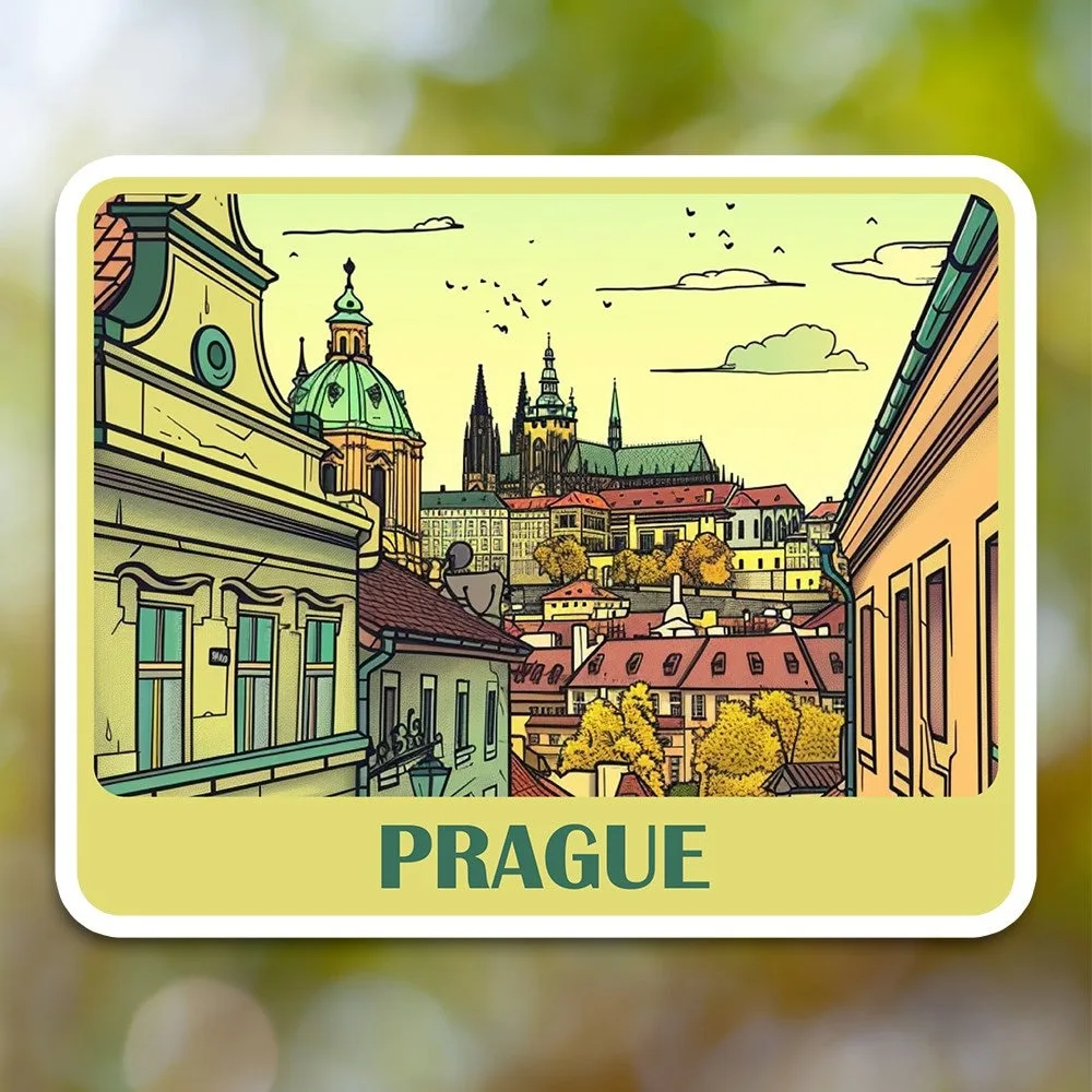 Prague City Sticker