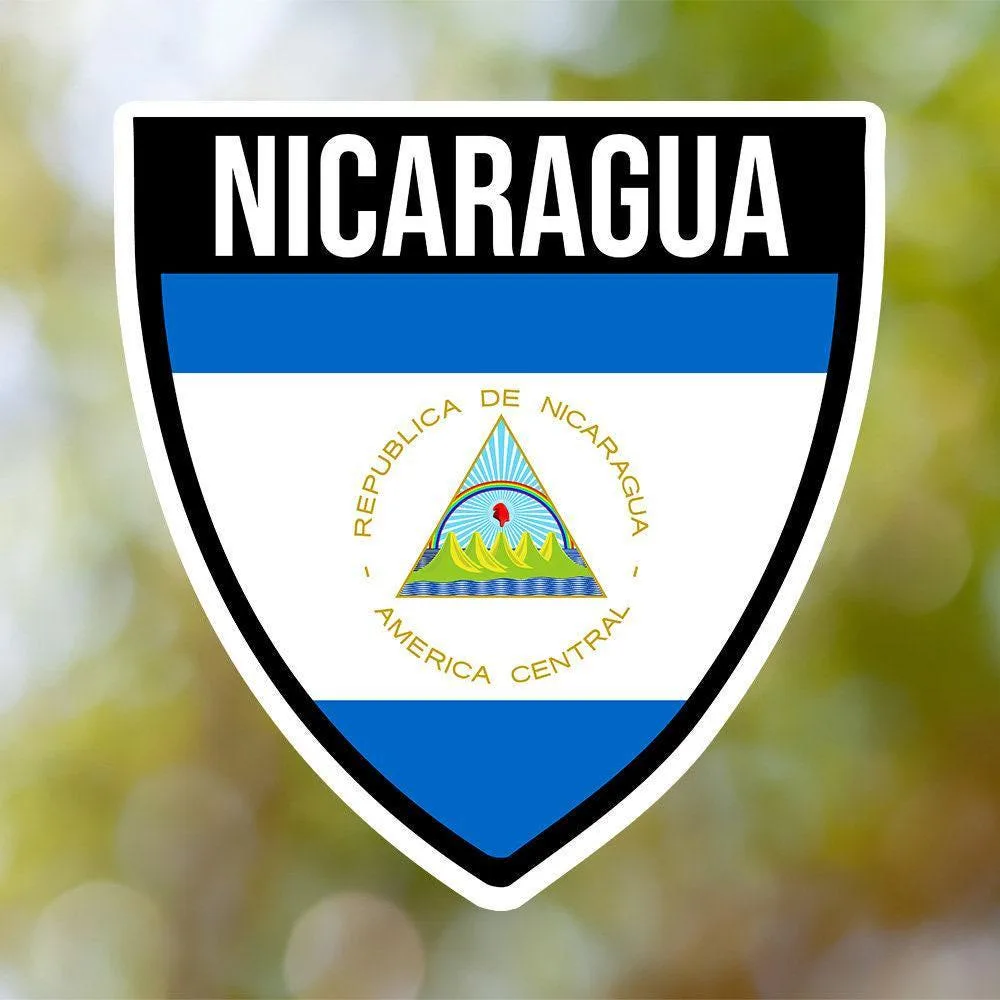 Nicaragua Shield Sticker