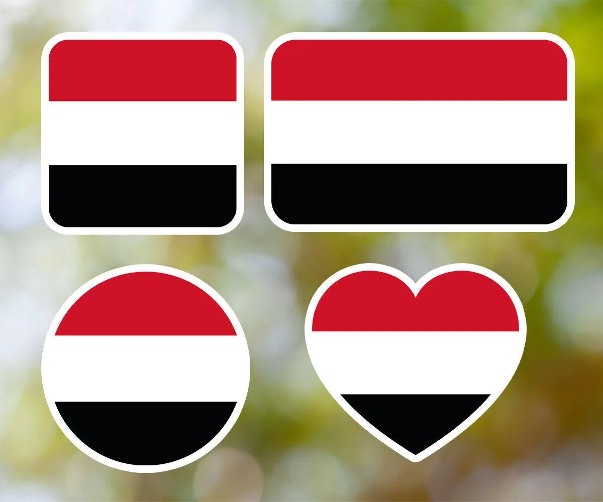 Yemen Geometric Sticker