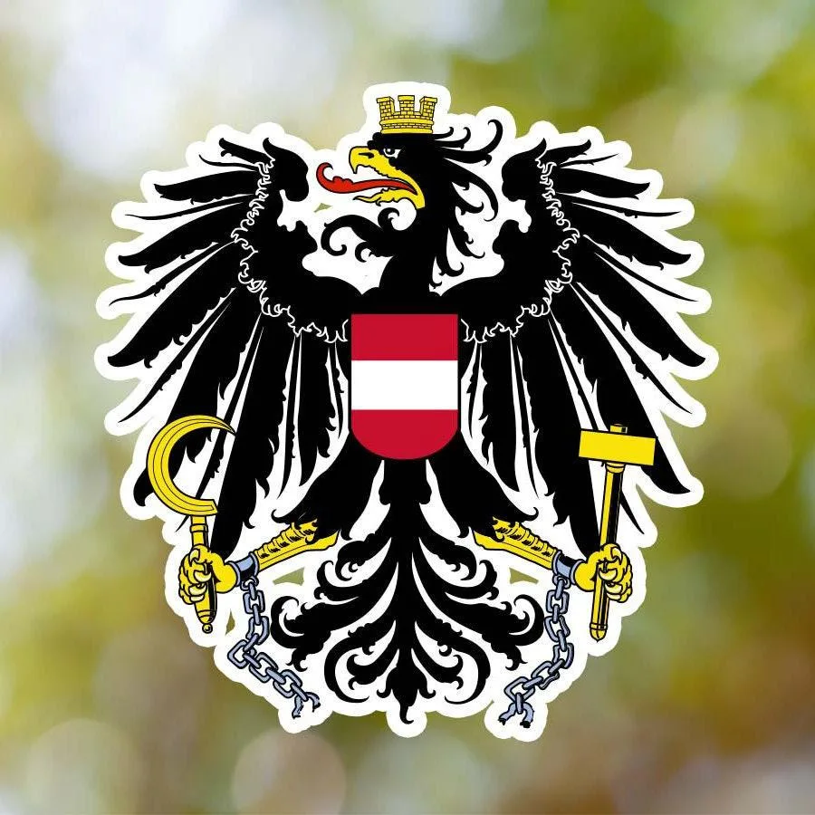 Austria Coat of Arms Sticker