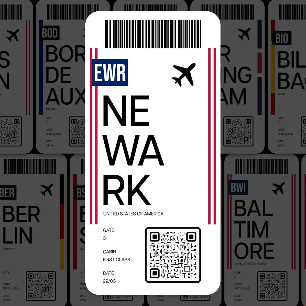 EWR Newark Airport Sticker