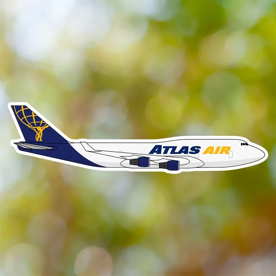 Boeing 747 Atlas Air Sticker