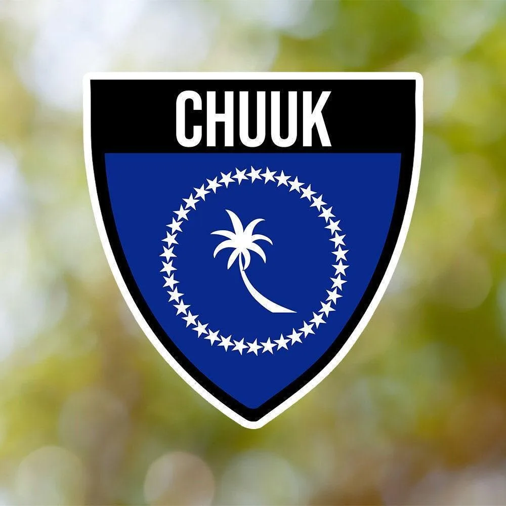 Chuuk Shield Sticker