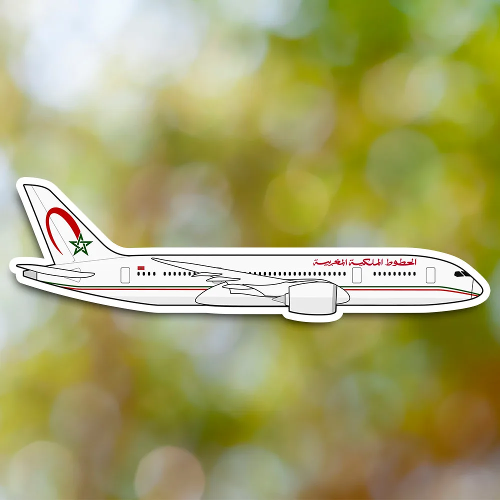 Boeing 787 Royal Air Maroc Sticker