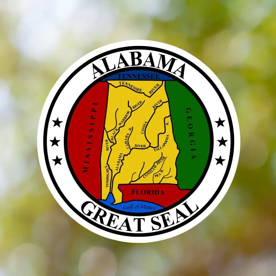 Alabama State Seal Sticker
