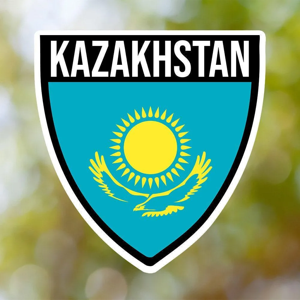 Kazakhstan Shield Sticker