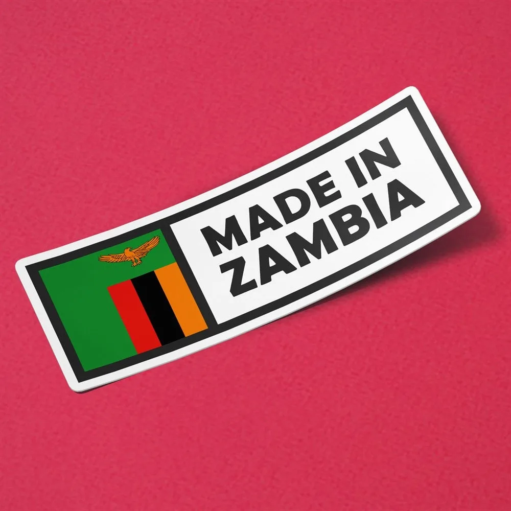 Made in Zambia Sticker