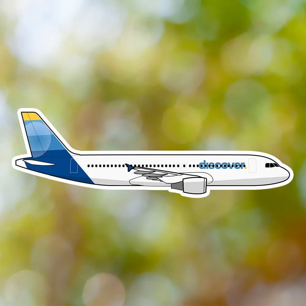 Airbus A320 Discover Airlines Sticker