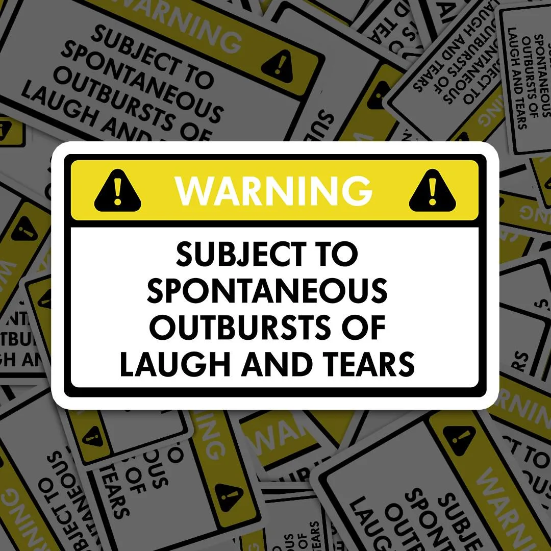 Laugh and Tears Sticker