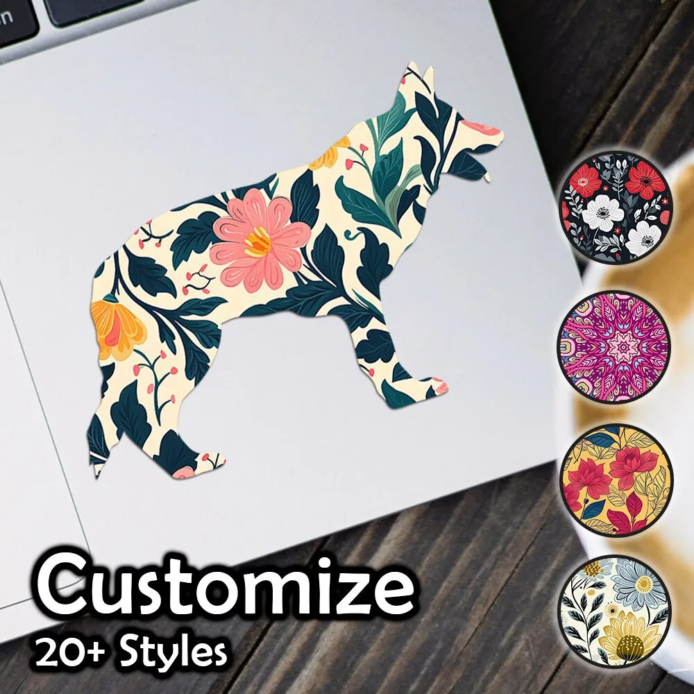 German Shepherd Patterned Sticker