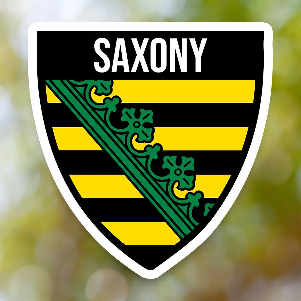 Saxony Shield Sticker