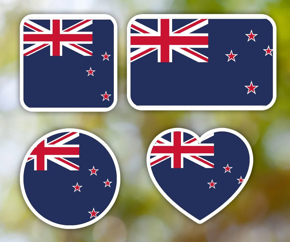 New Zealand Geometric Sticker