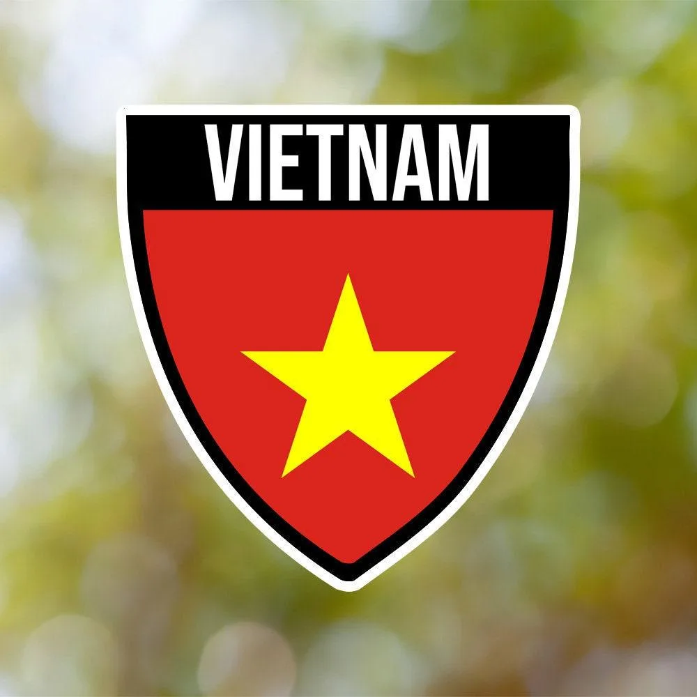 Vietnam Shield Sticker
