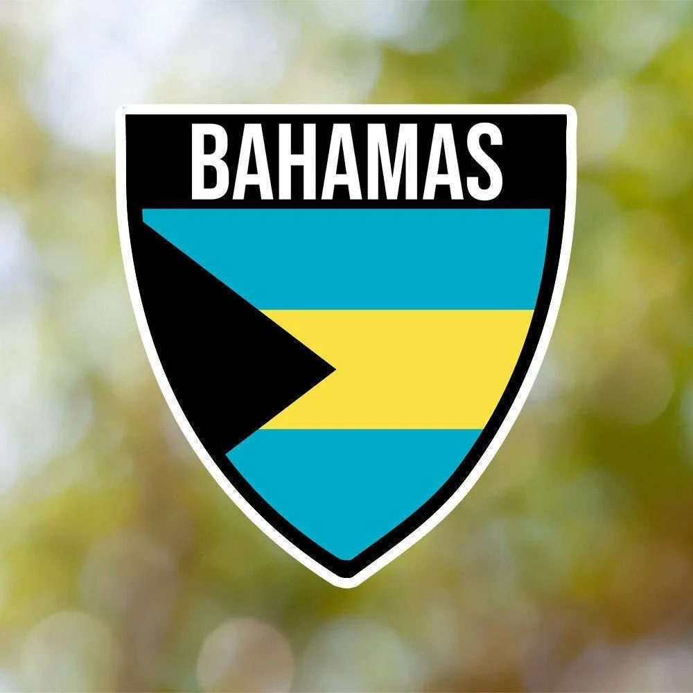 Bahamas Shield Sticker