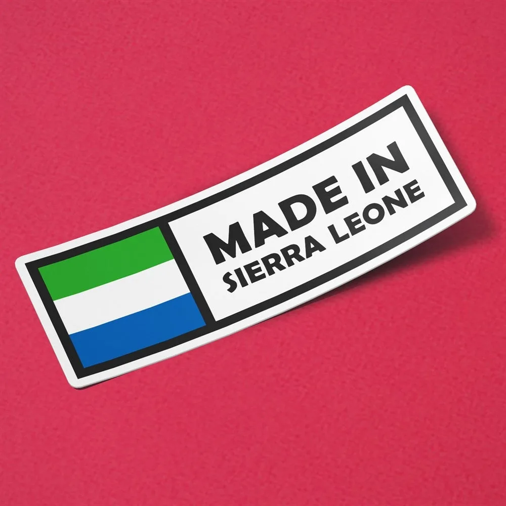 Made in Sierra Leone Sticker