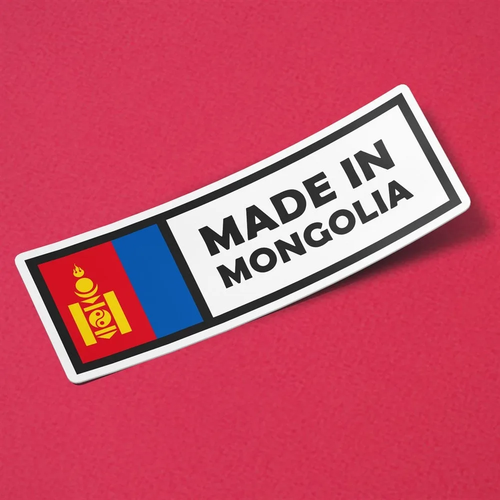 Made in Mongolia Sticker