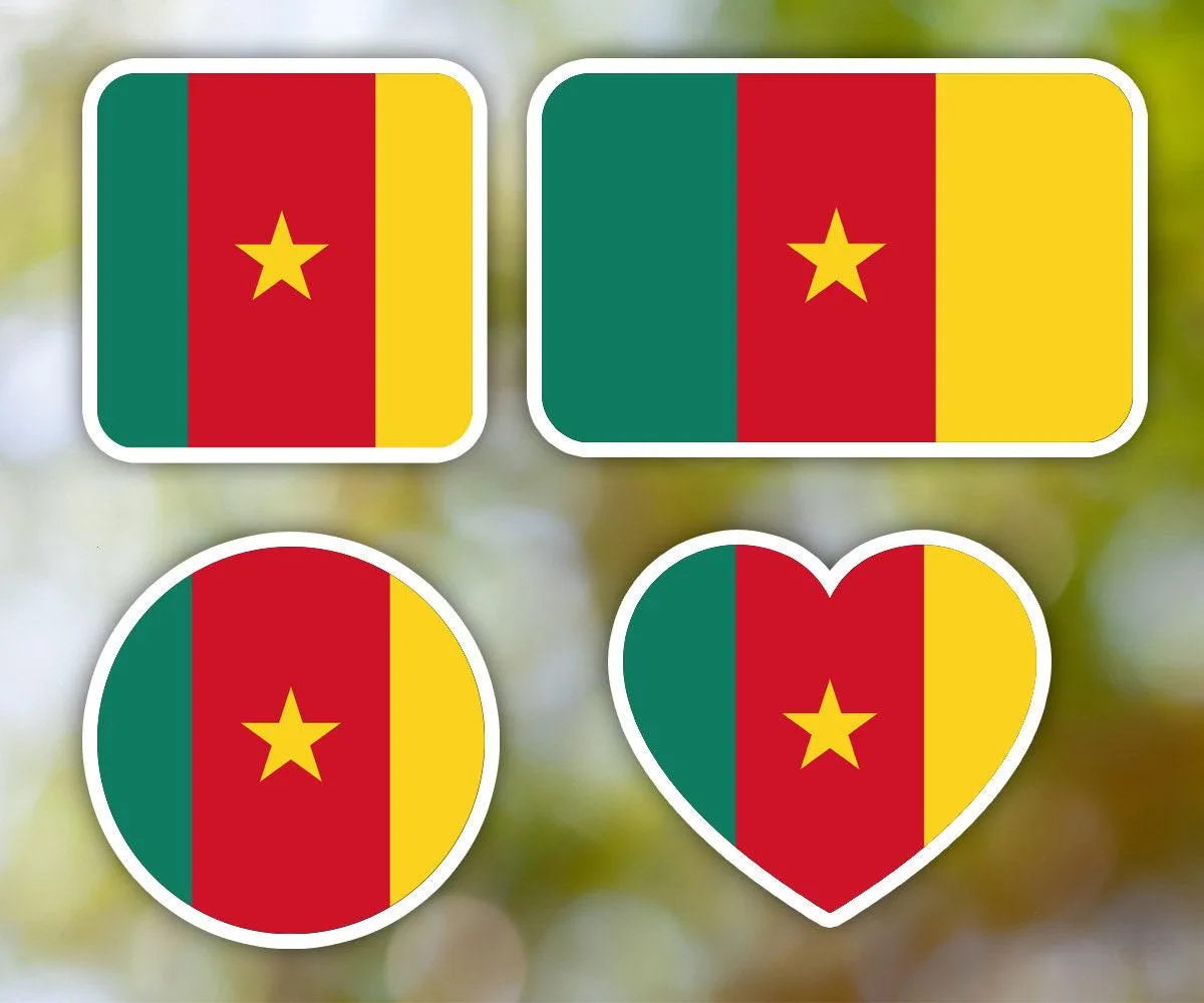 Cameroon Geometric Sticker