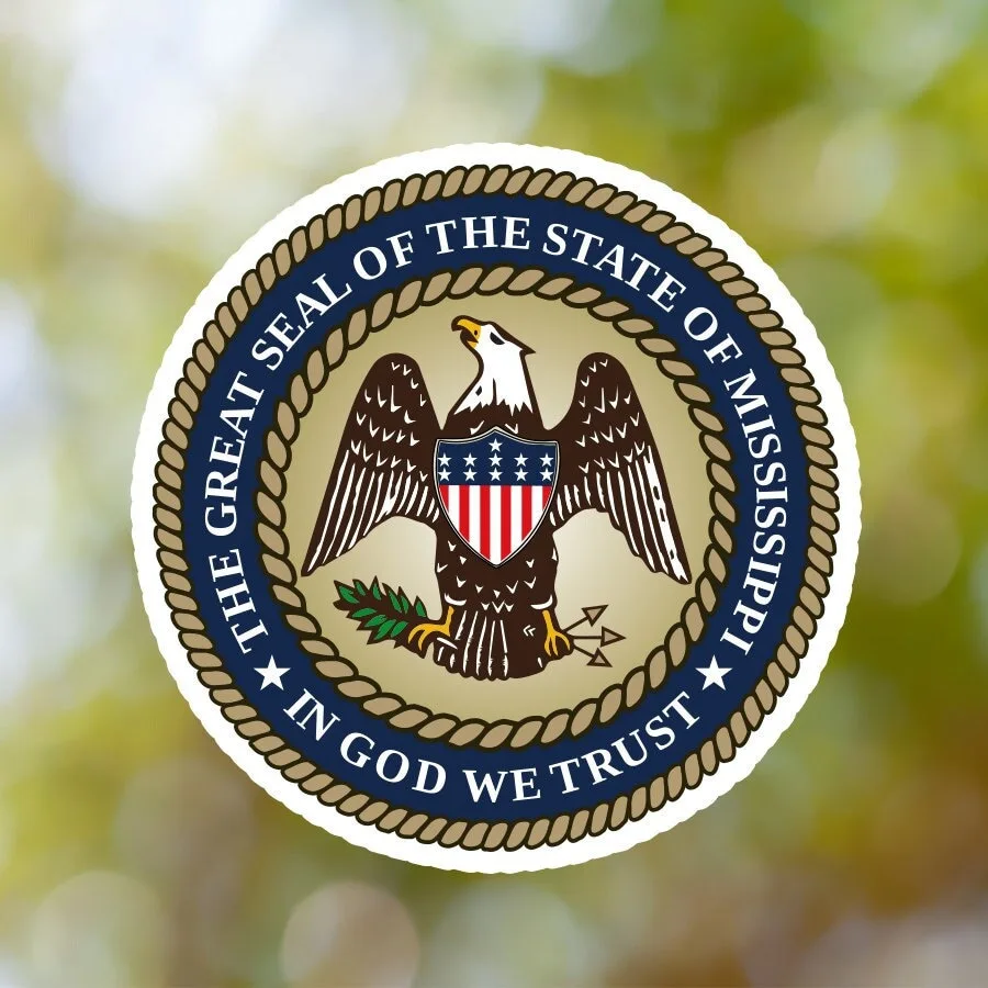 Mississippi State Seal Sticker