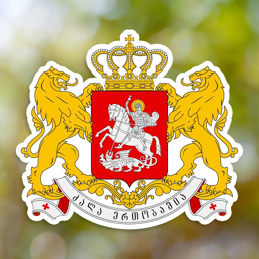 Georgia Coat of Arms Sticker