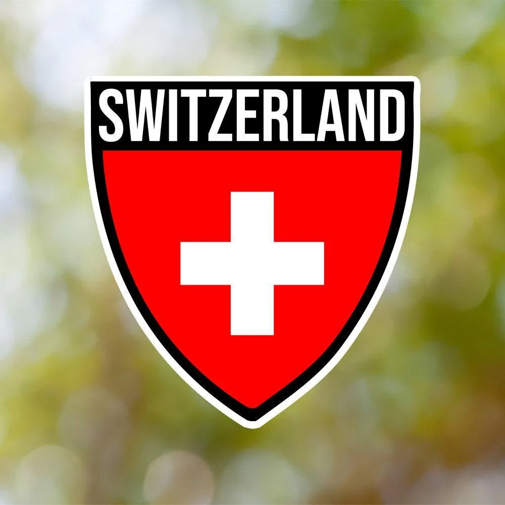 Switzerland Shield Sticker
