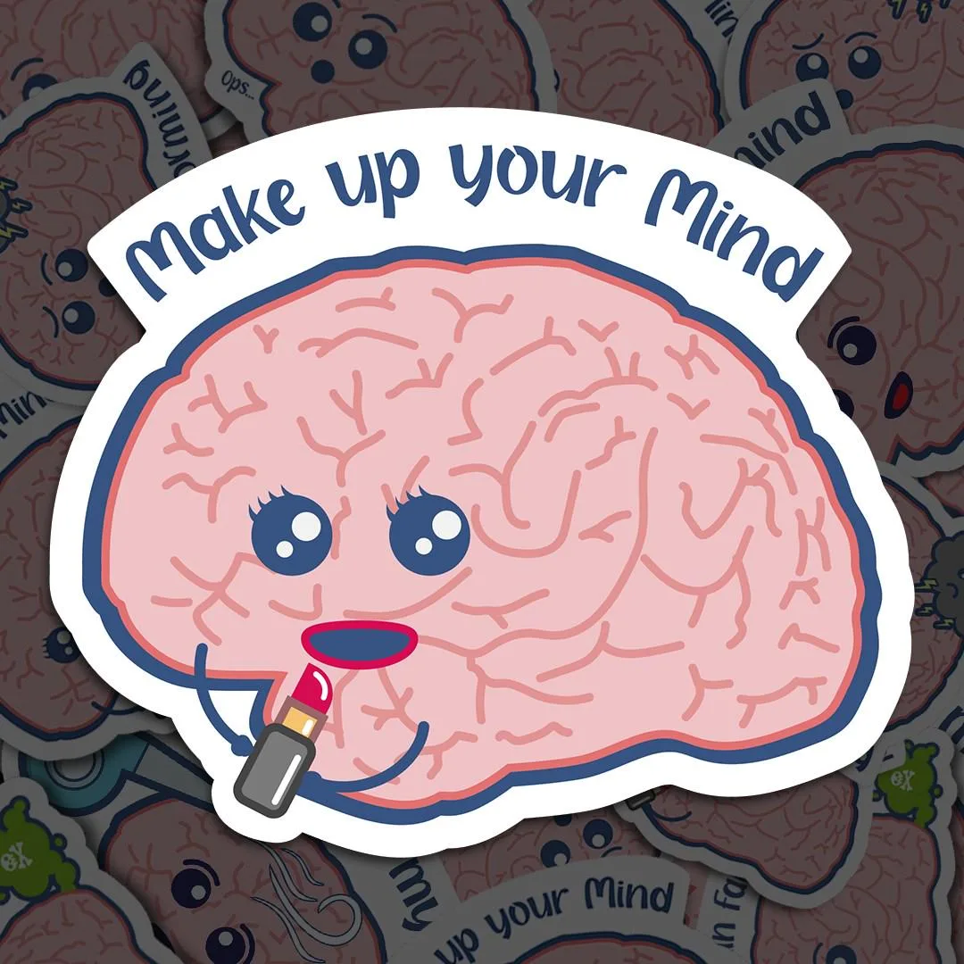 Make Up Your Mind Meme Sticker