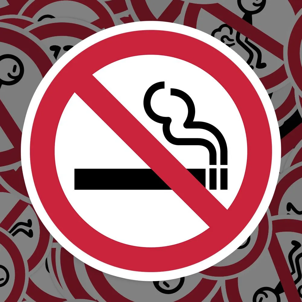 No Smoking Sticker