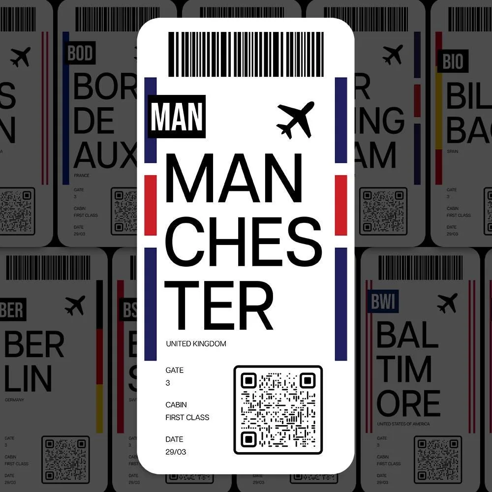 MAN Manchester Airport Sticker