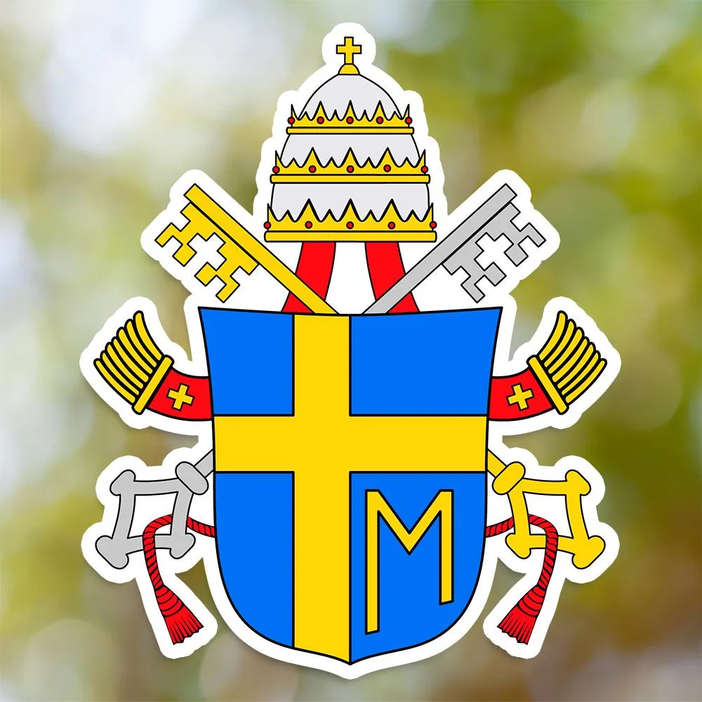 John Paul II Coat of Arms Sticker