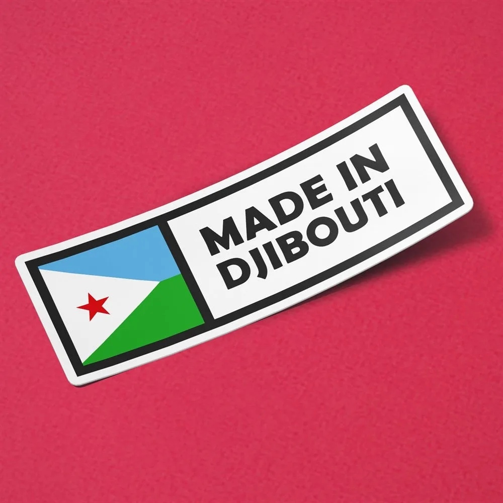Made in Djibouti Sticker